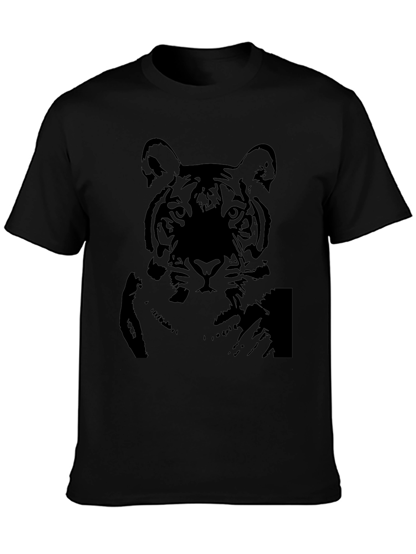 Black Tiger Graphic T-Shirt