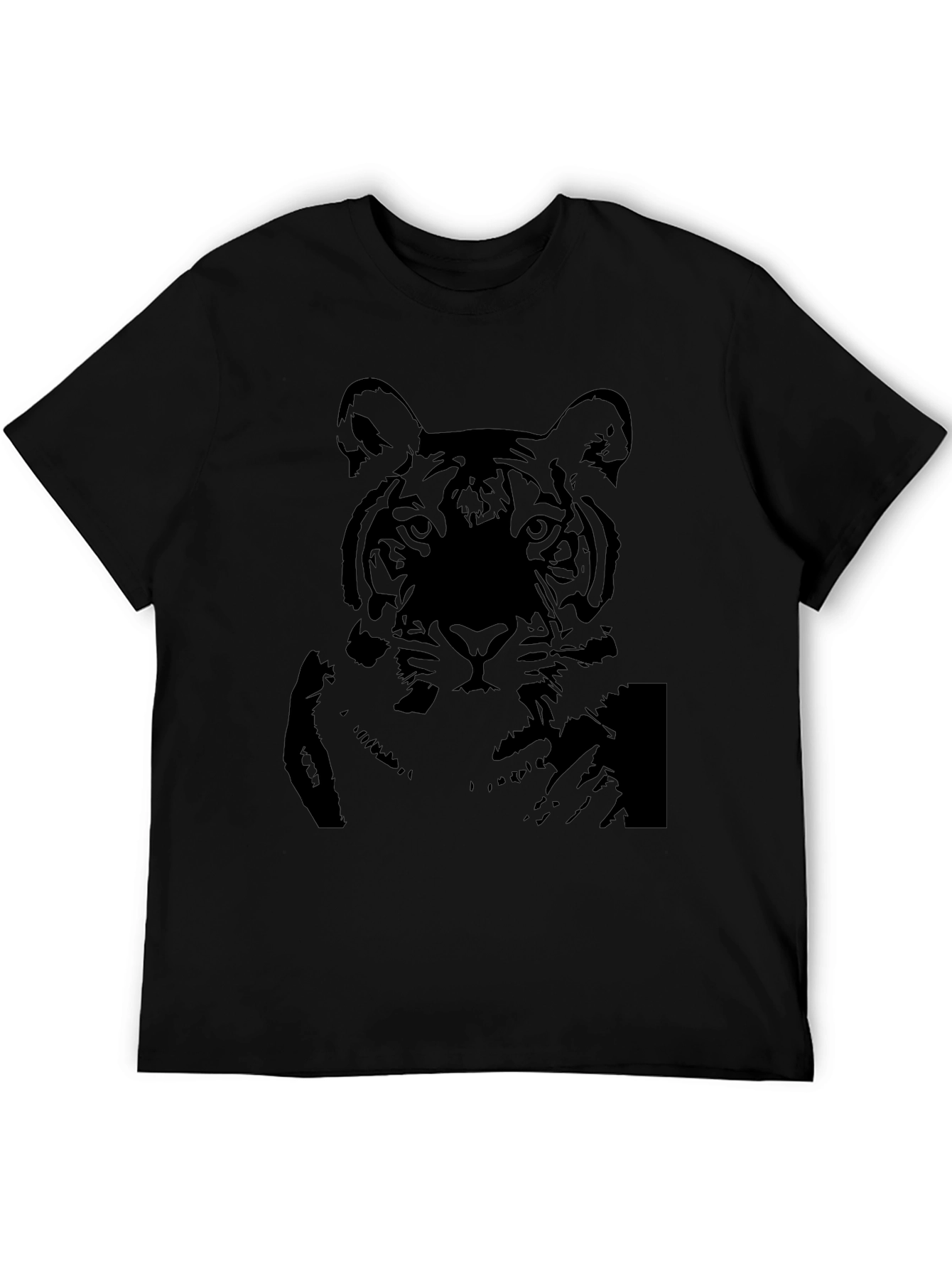 Black Tiger Graphic T-Shirt