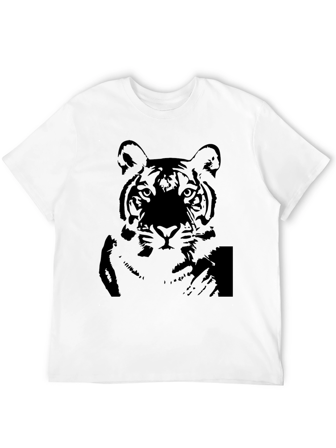 Black Tiger Graphic T-Shirt