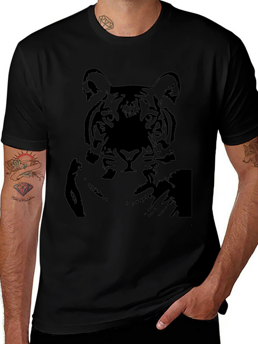 Black Tiger Graphic T-Shirt