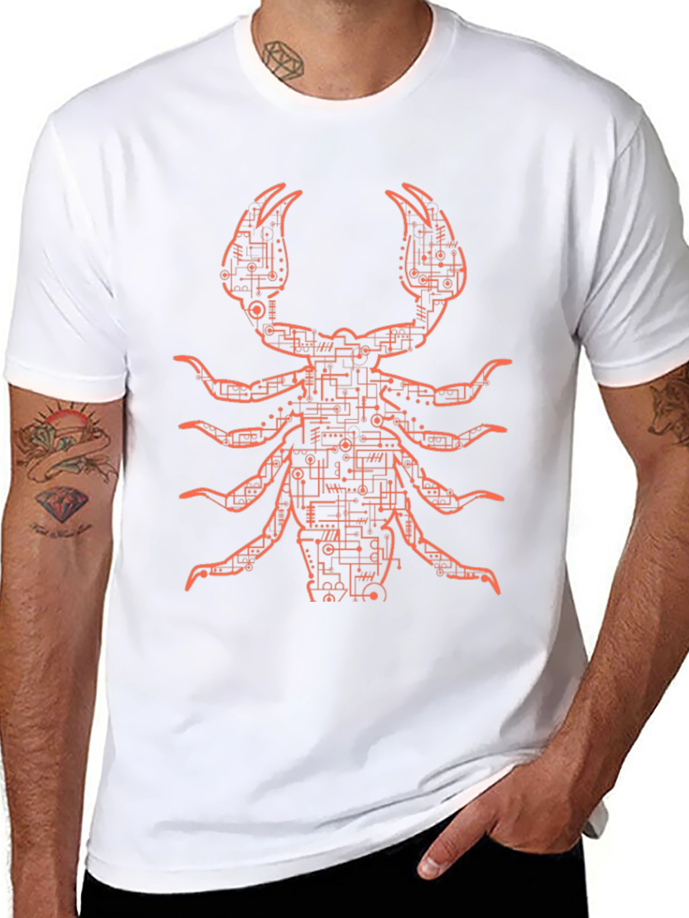 Tech Scorpion Graphic T-Shirt