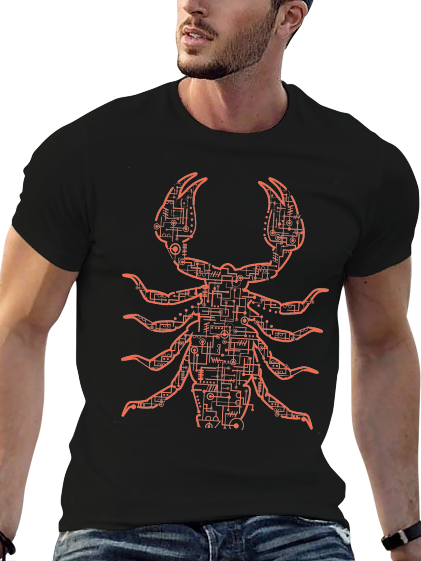 Tech Scorpion Graphic T-Shirt