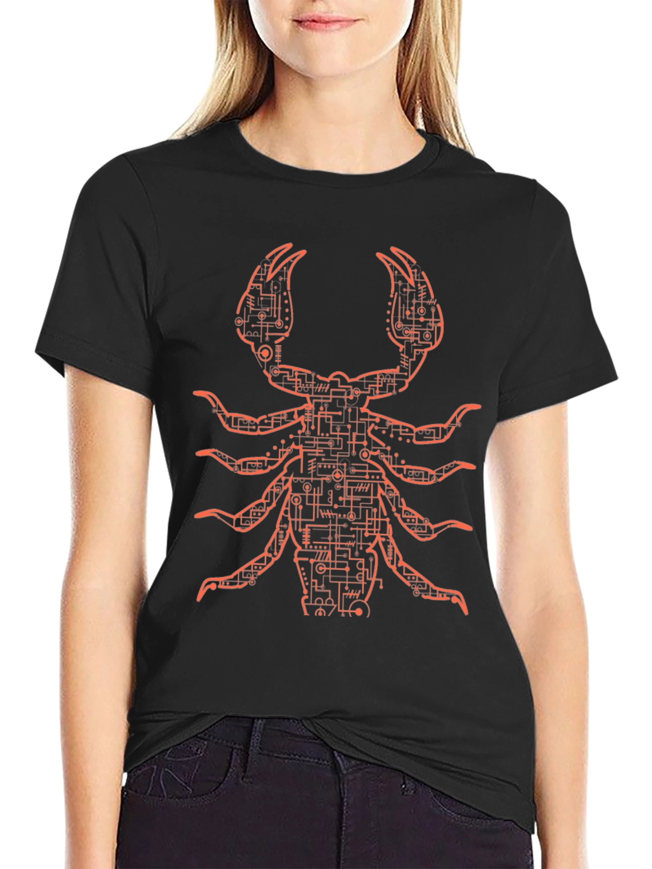 Tech Scorpion Graphic T-Shirt