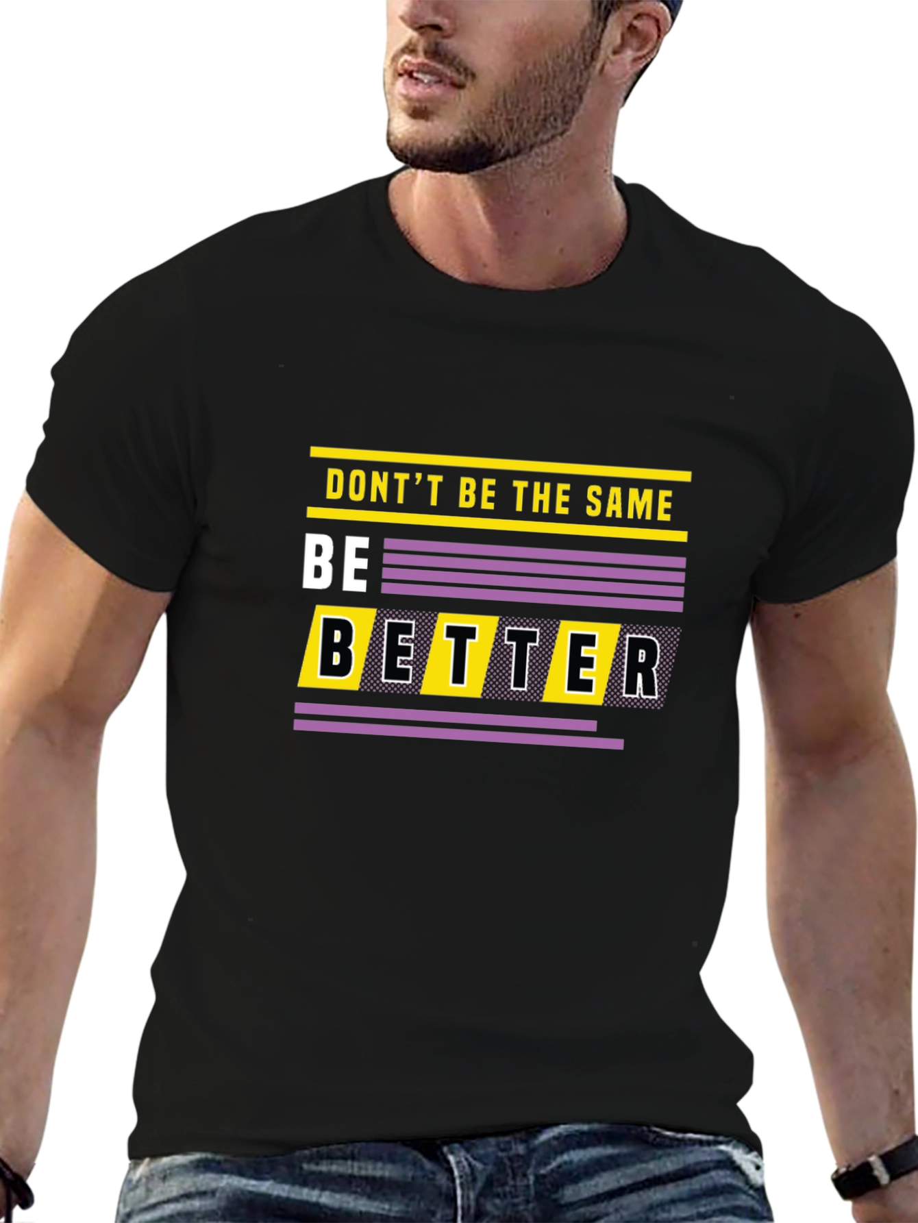 Be Better Graphic Tee - Trendy Black T-Shirt