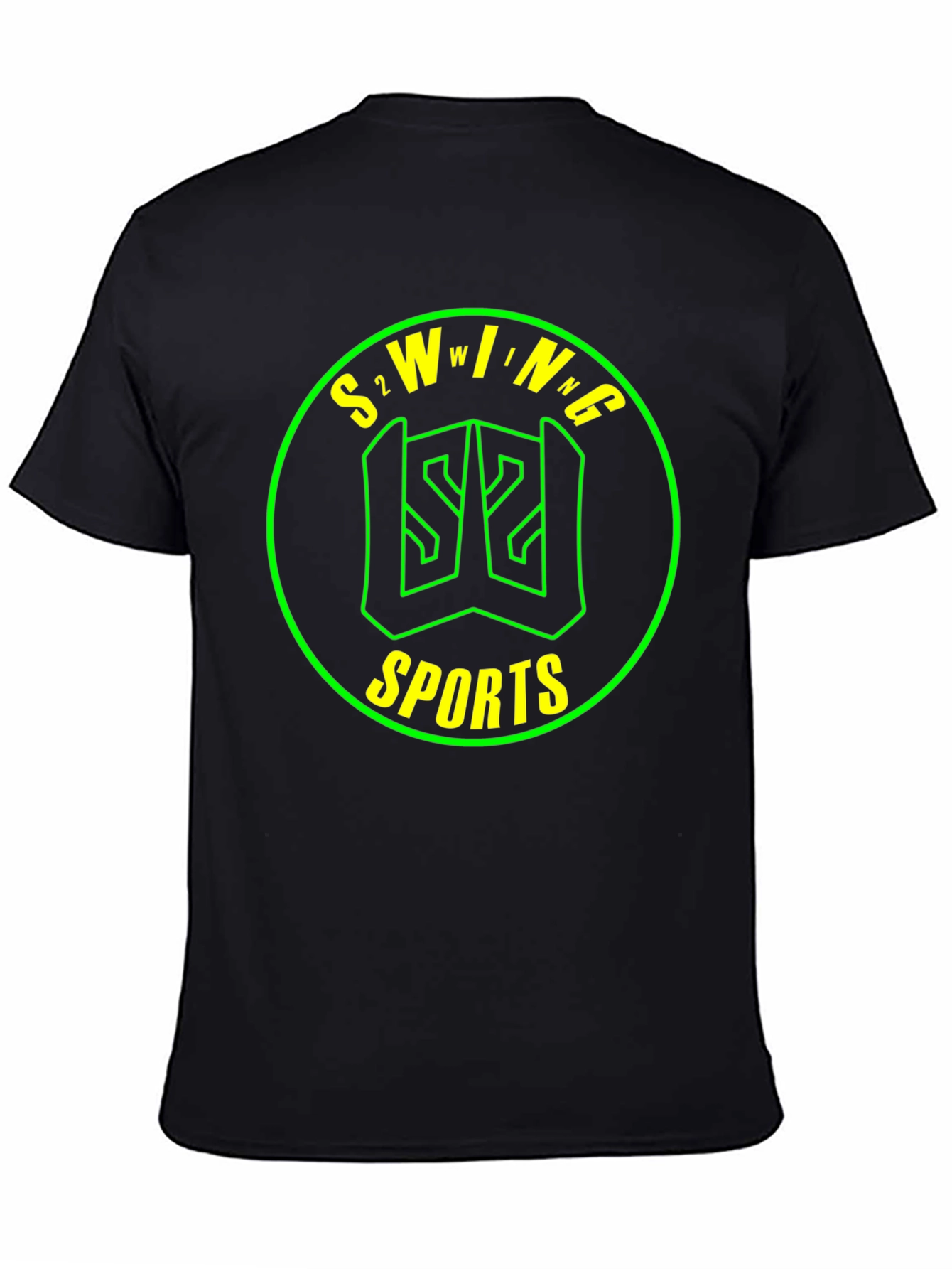 S2WING Sports Graphic Tee - Black
