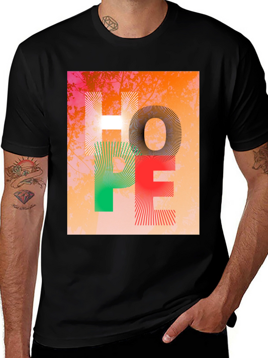 Hope Graphic Print Crew Neck T-Shirt