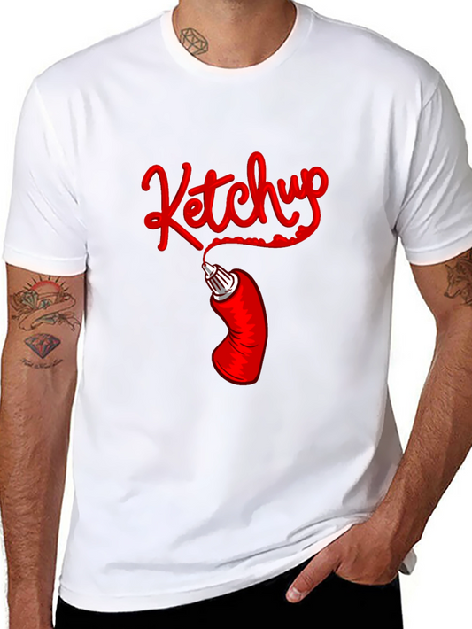 Ketchup T-Shirt - Novelty Food Graphic Tee