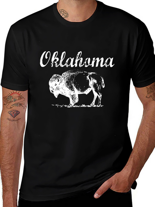 Oklahoma Buffalo Graphic T-Shirt
