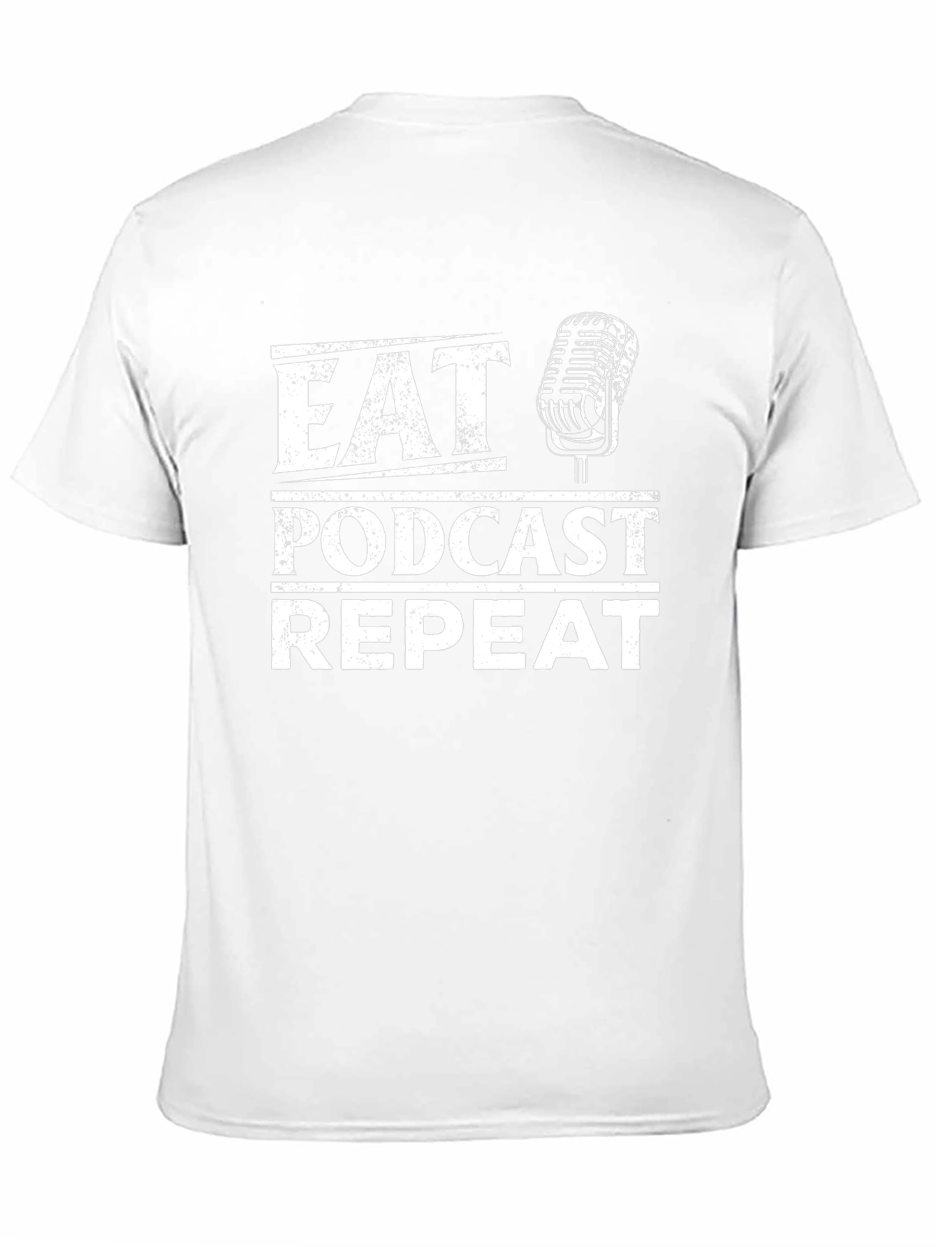 Eat Podcast Repeat Graphic Tee