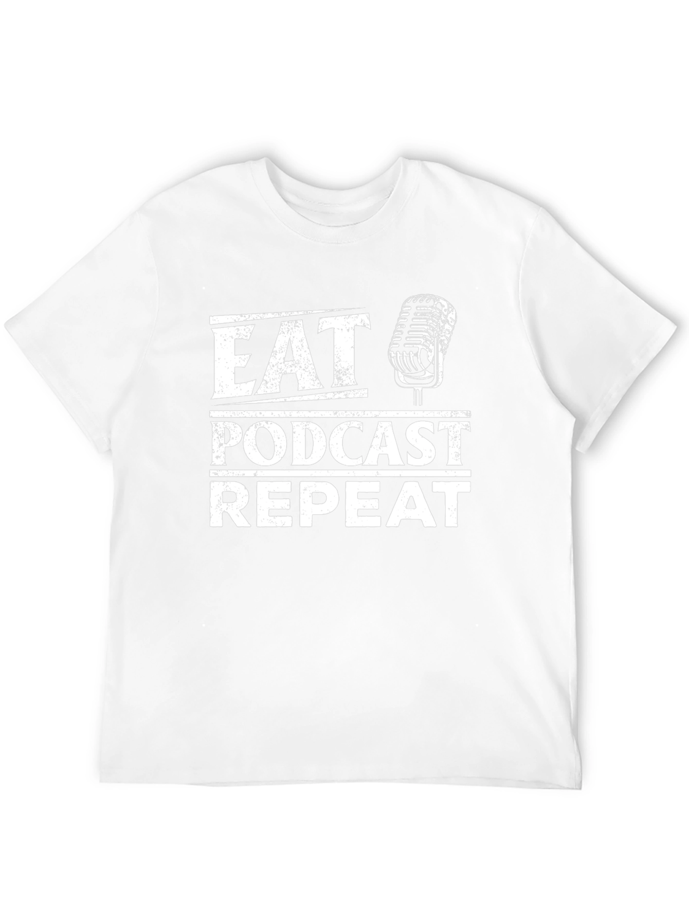 Eat Podcast Repeat Graphic Tee