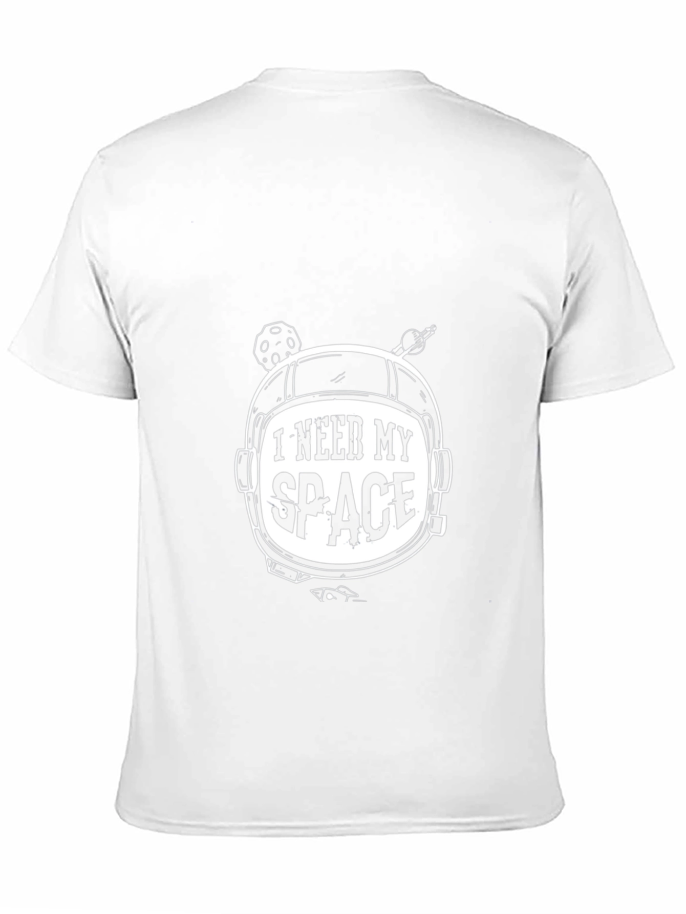I Need My Space Astronaut Helmet Graphic T-Shirt