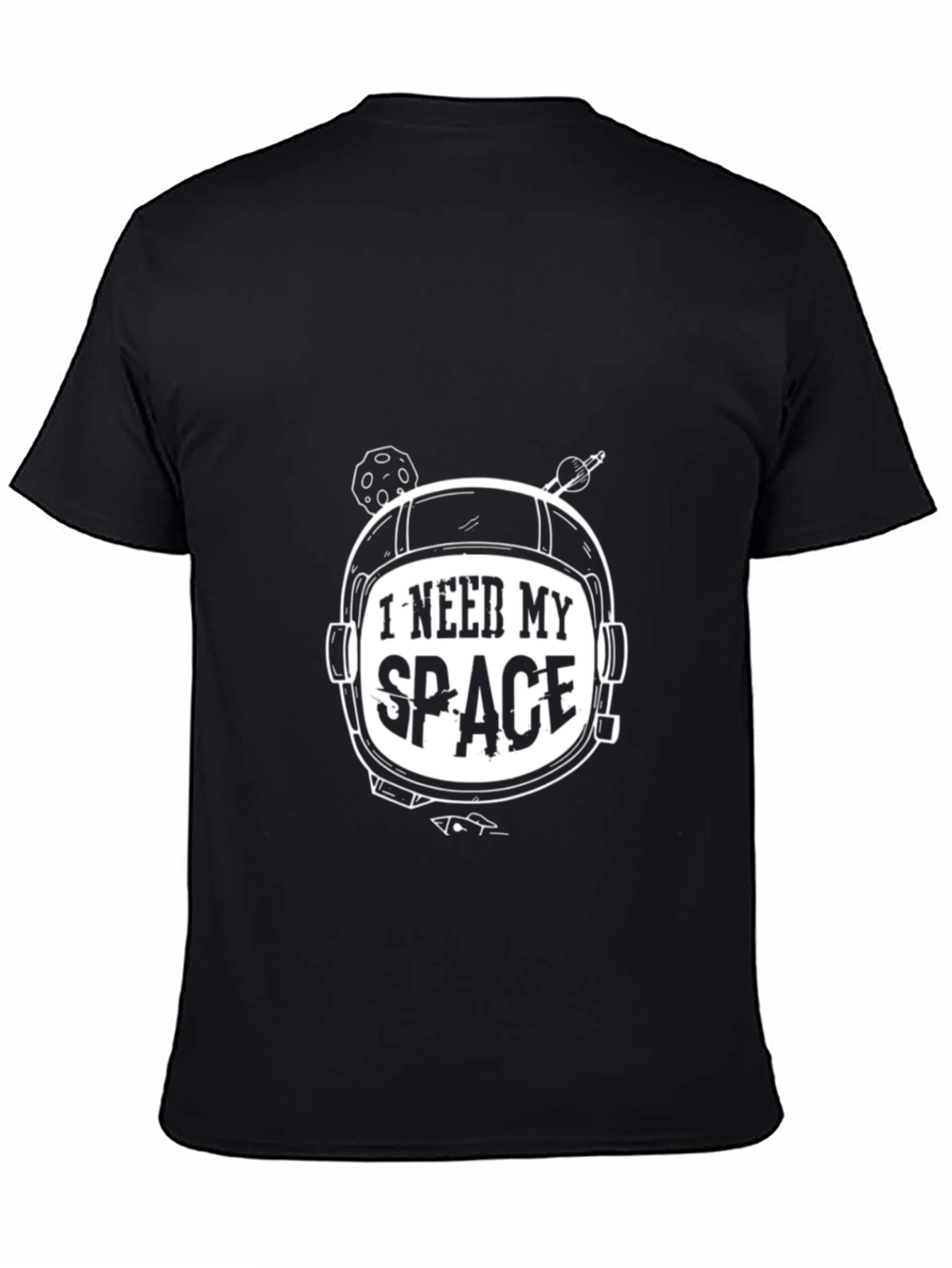 I Need My Space Astronaut Helmet Graphic T-Shirt