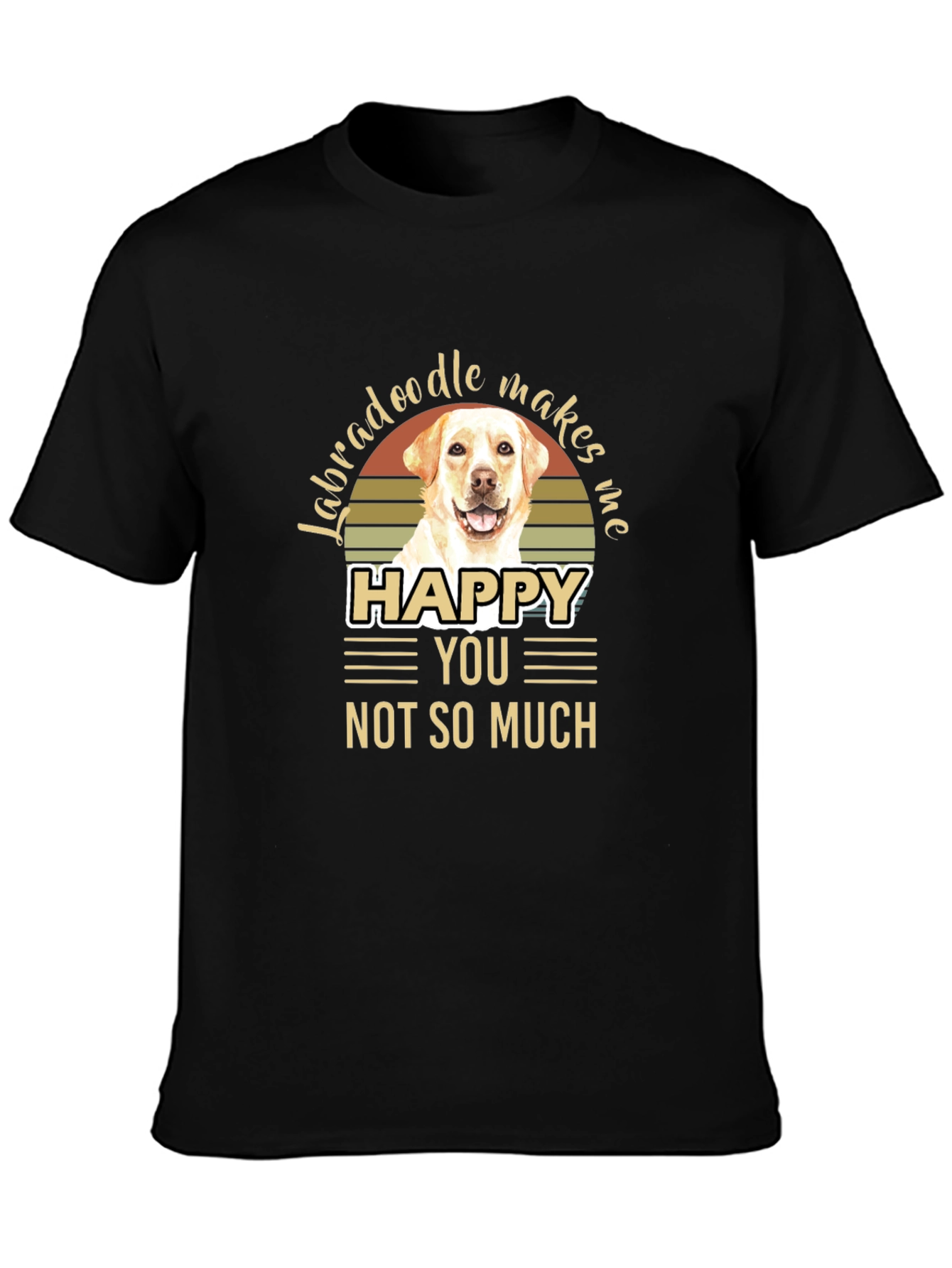 Labradoodle Makes Me Happy T-Shirt