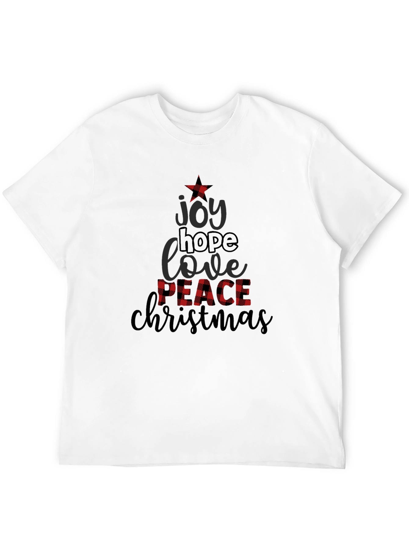 Festive Christmas Tree Graphic Tee