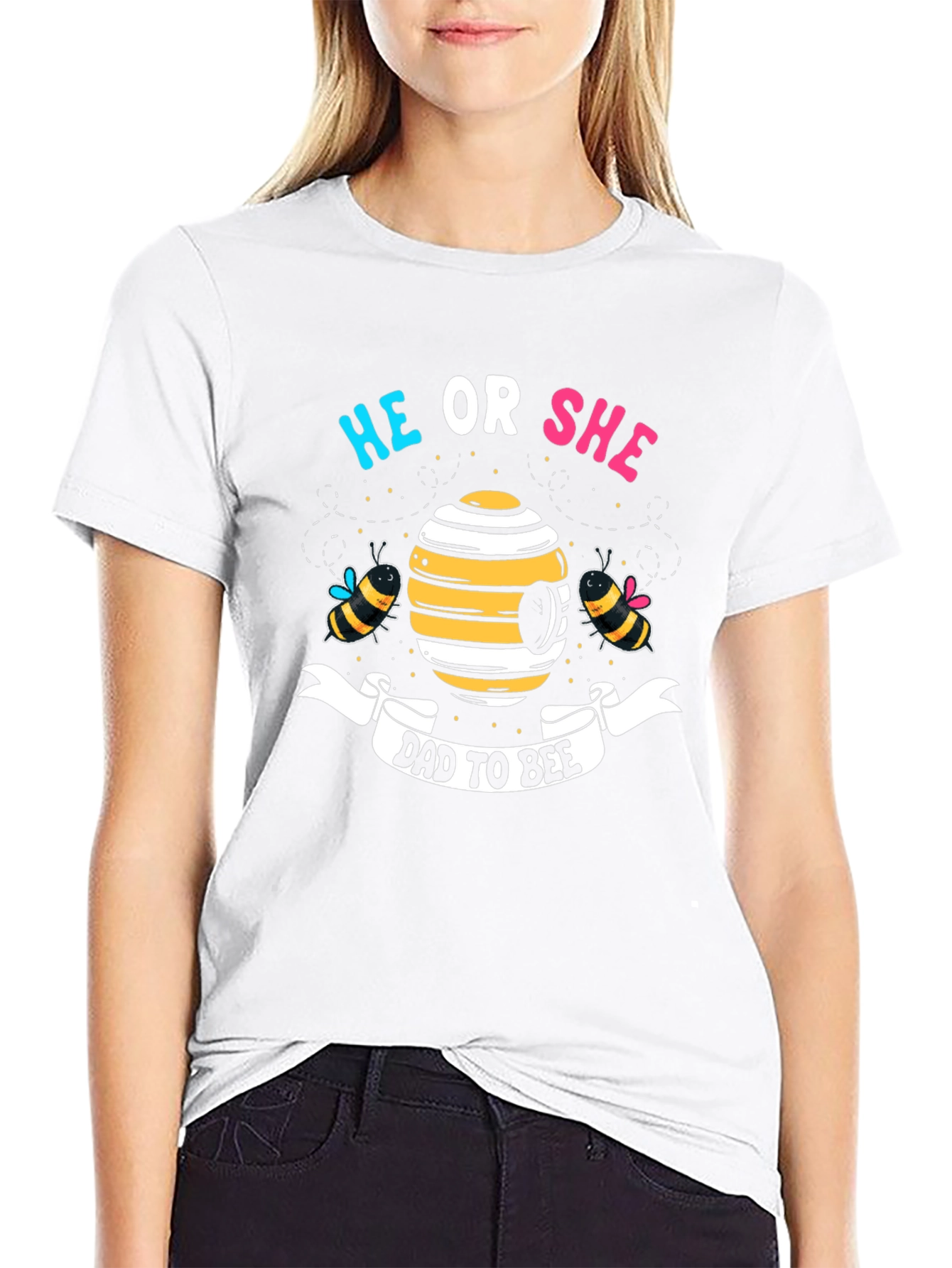 Dad To Bee Gender Reveal T-Shirt