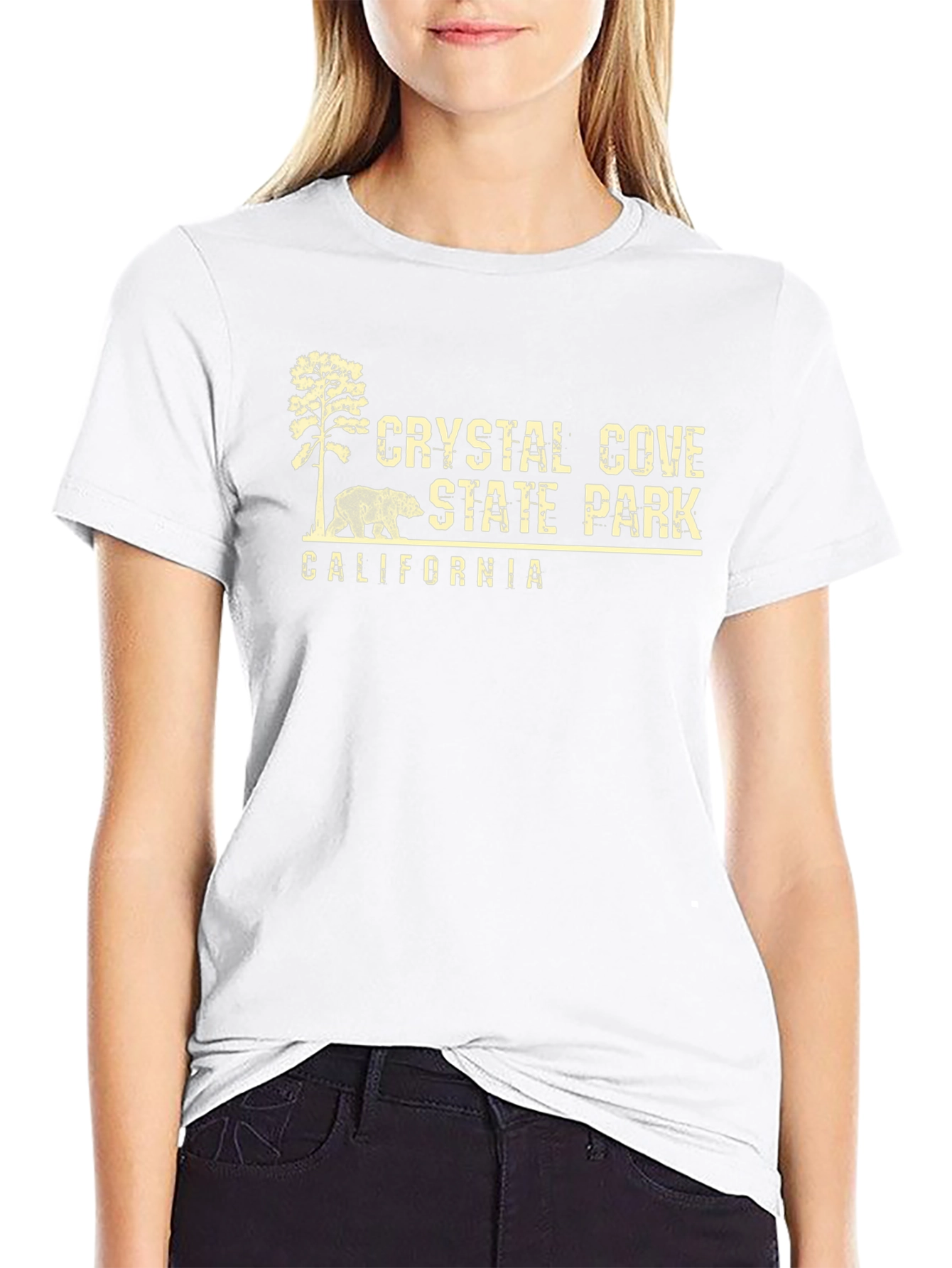 Crystal Cove State Park California Black T-Shirt