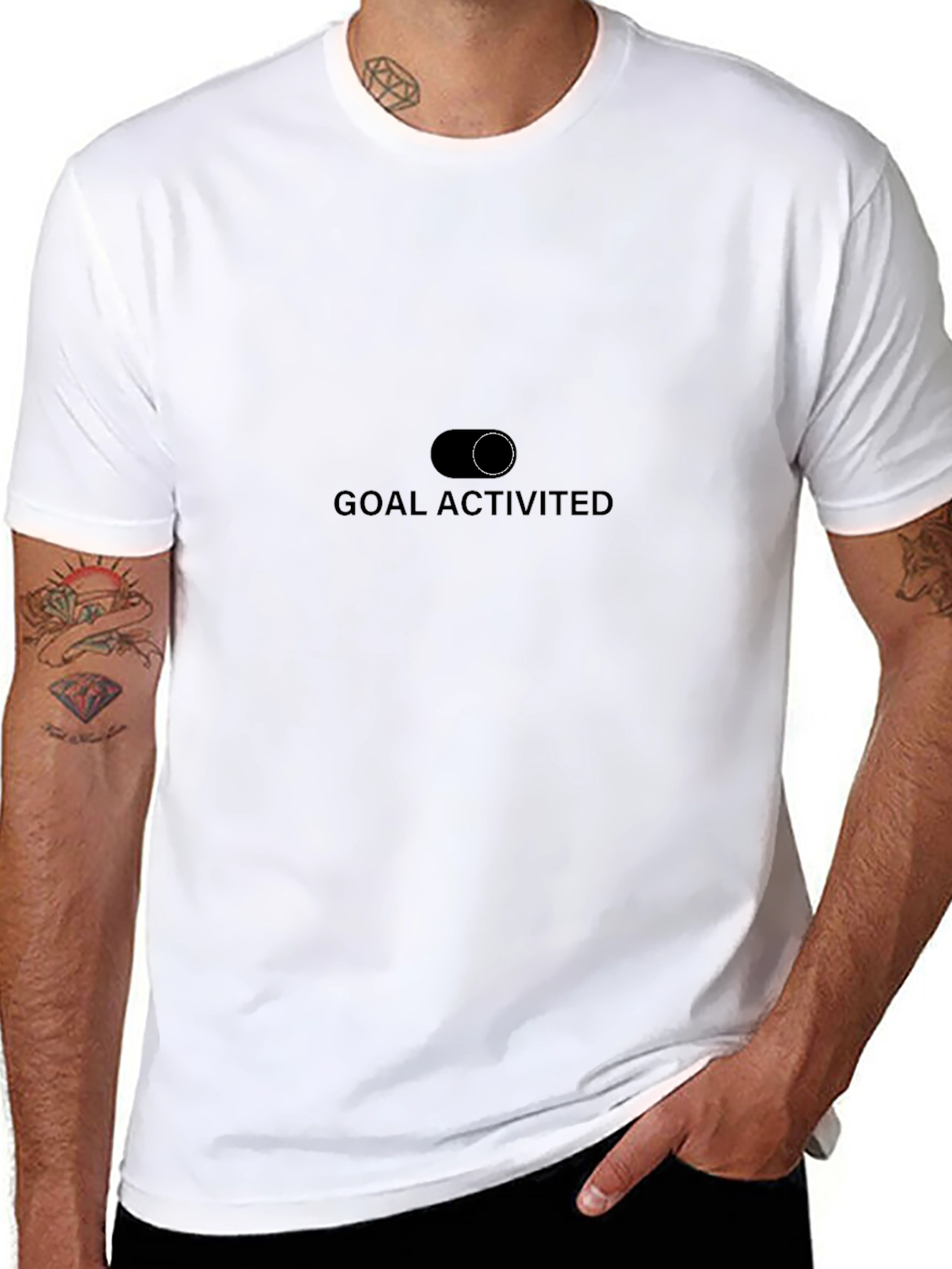 Goal Activated Black T-Shirt