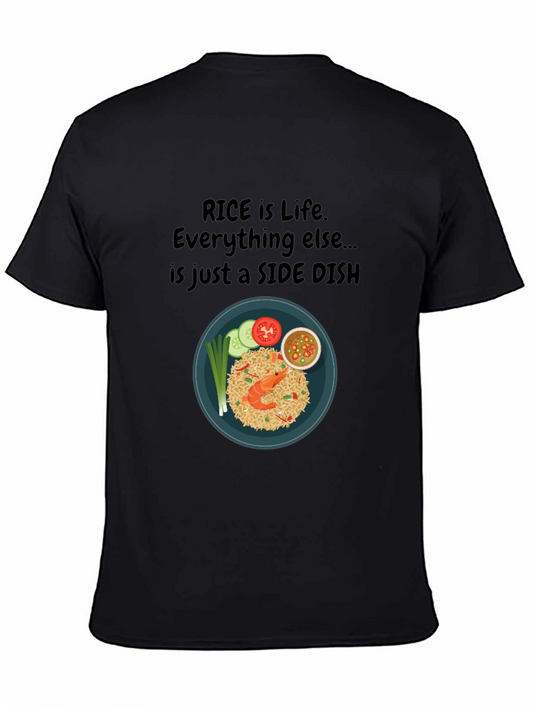 Rice is Life T-Shirt: Foodie Graphic Tee