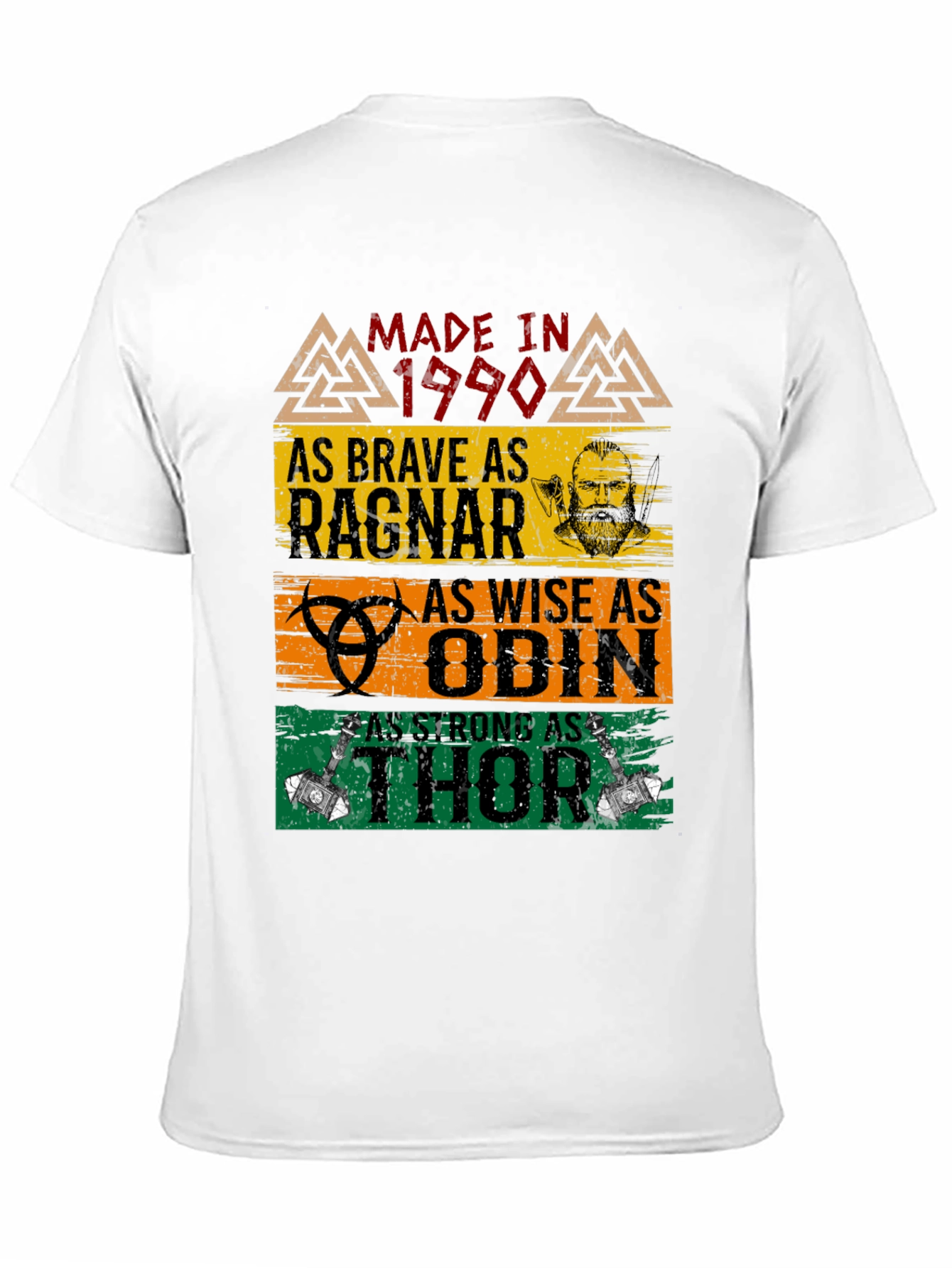 Made In 1990 Viking Warrior T-Shirt