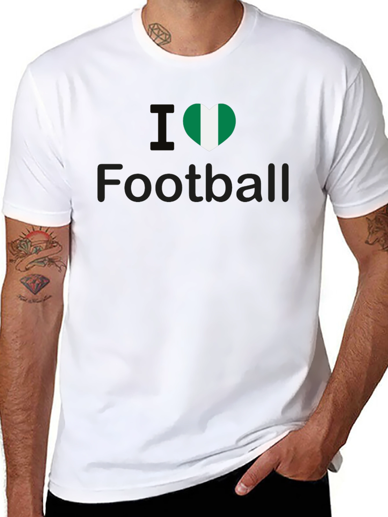 I Love Nigerian Football Tee