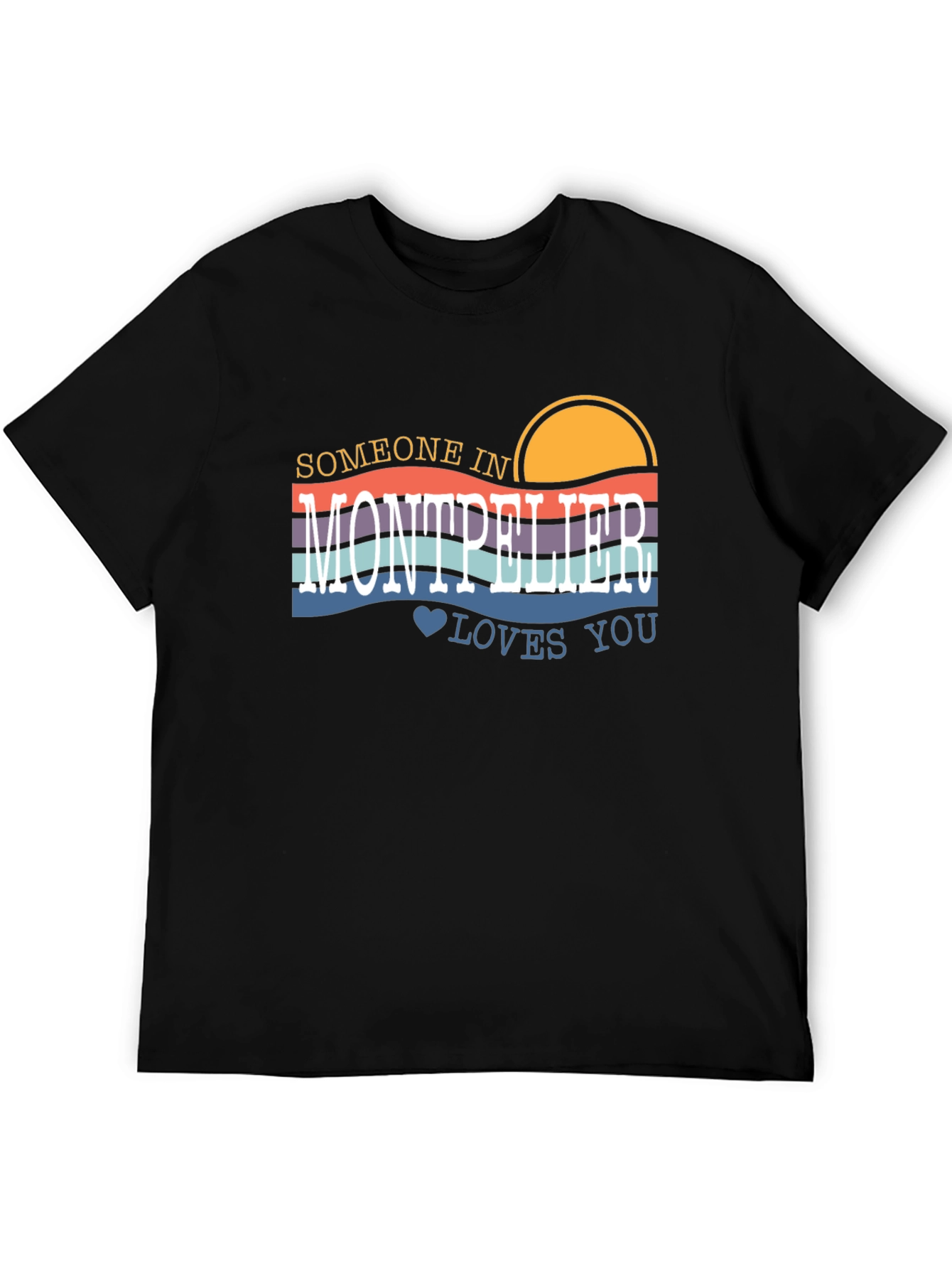 Montpellier Love Graphic Tee - Retro Style