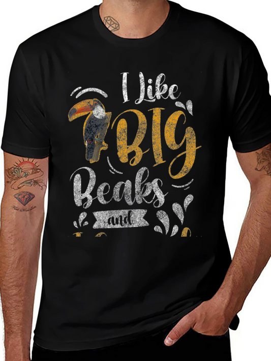 I Like Big Beaks T-Shirt - Toucan Graphic Tee