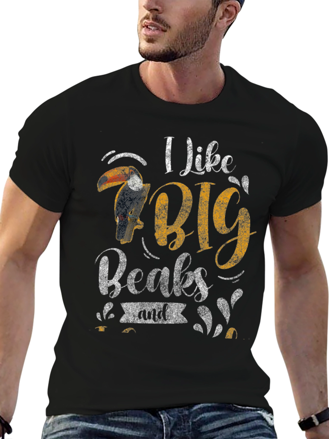 I Like Big Beaks T-Shirt - Toucan Graphic Tee