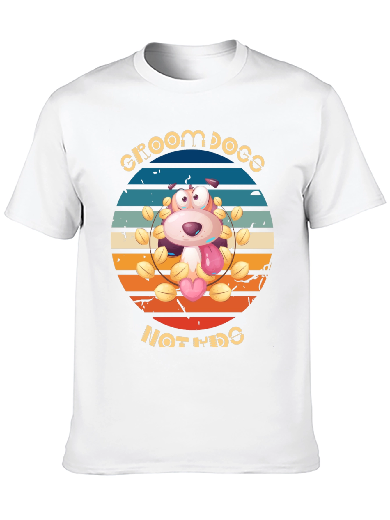 Groom Dogs Not Kids Graphic Tee