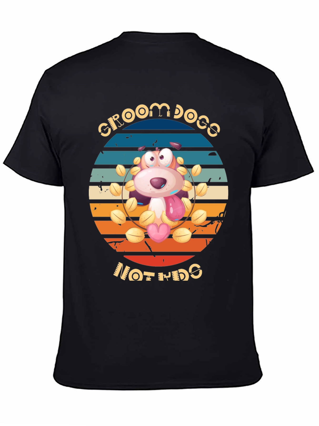 Groom Dogs Not Kids Graphic Tee