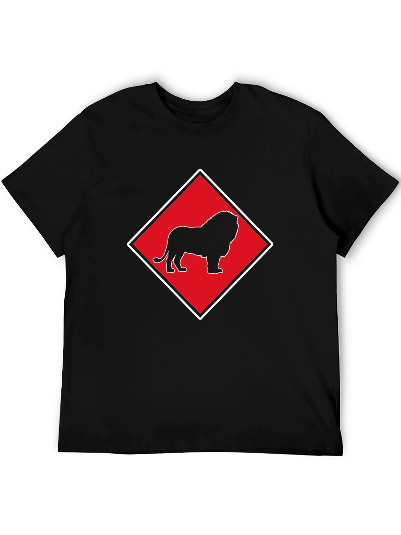 Lion Emblem Black T-Shirt