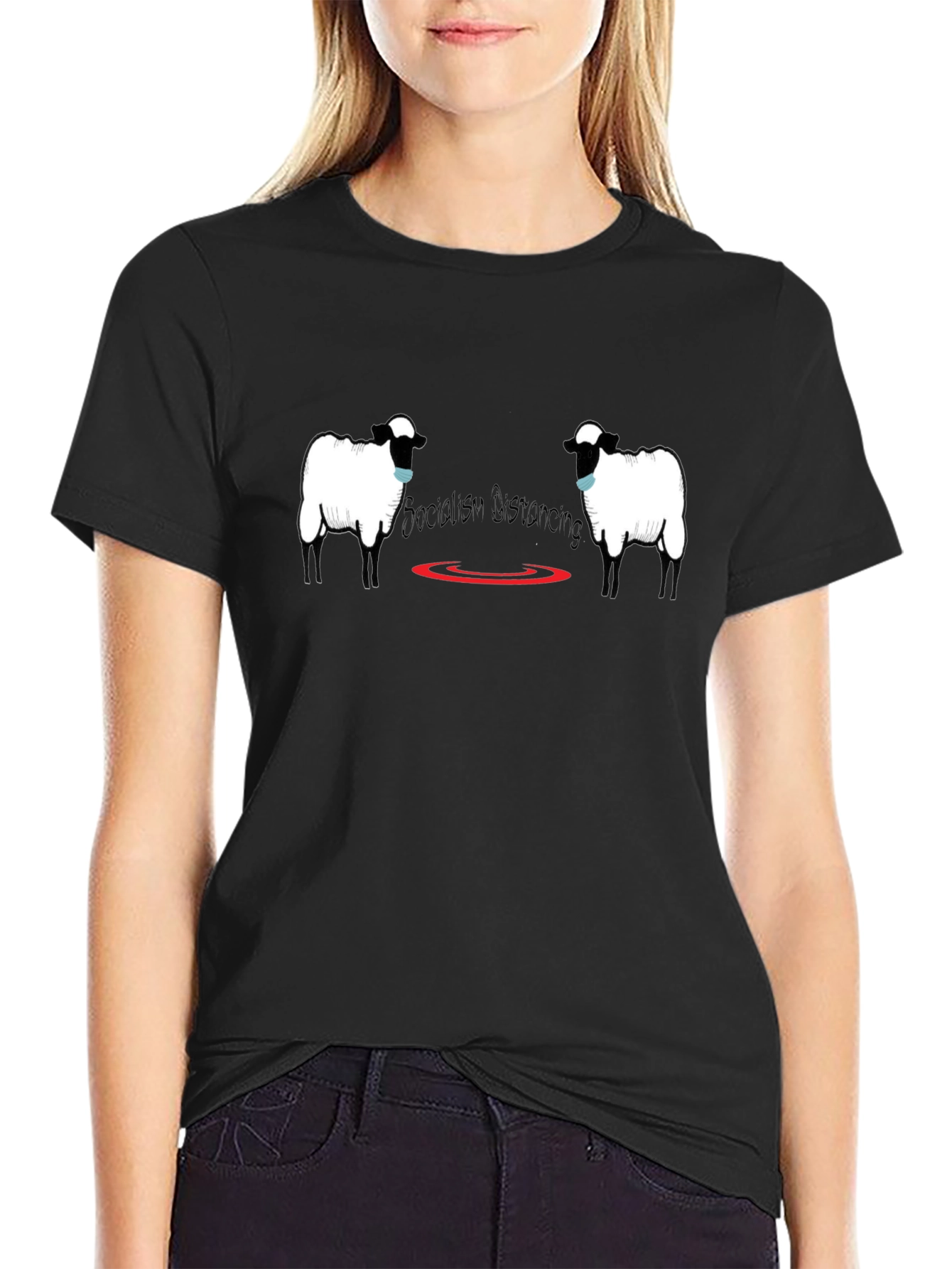 Social Distancing Sheep T-Shirt