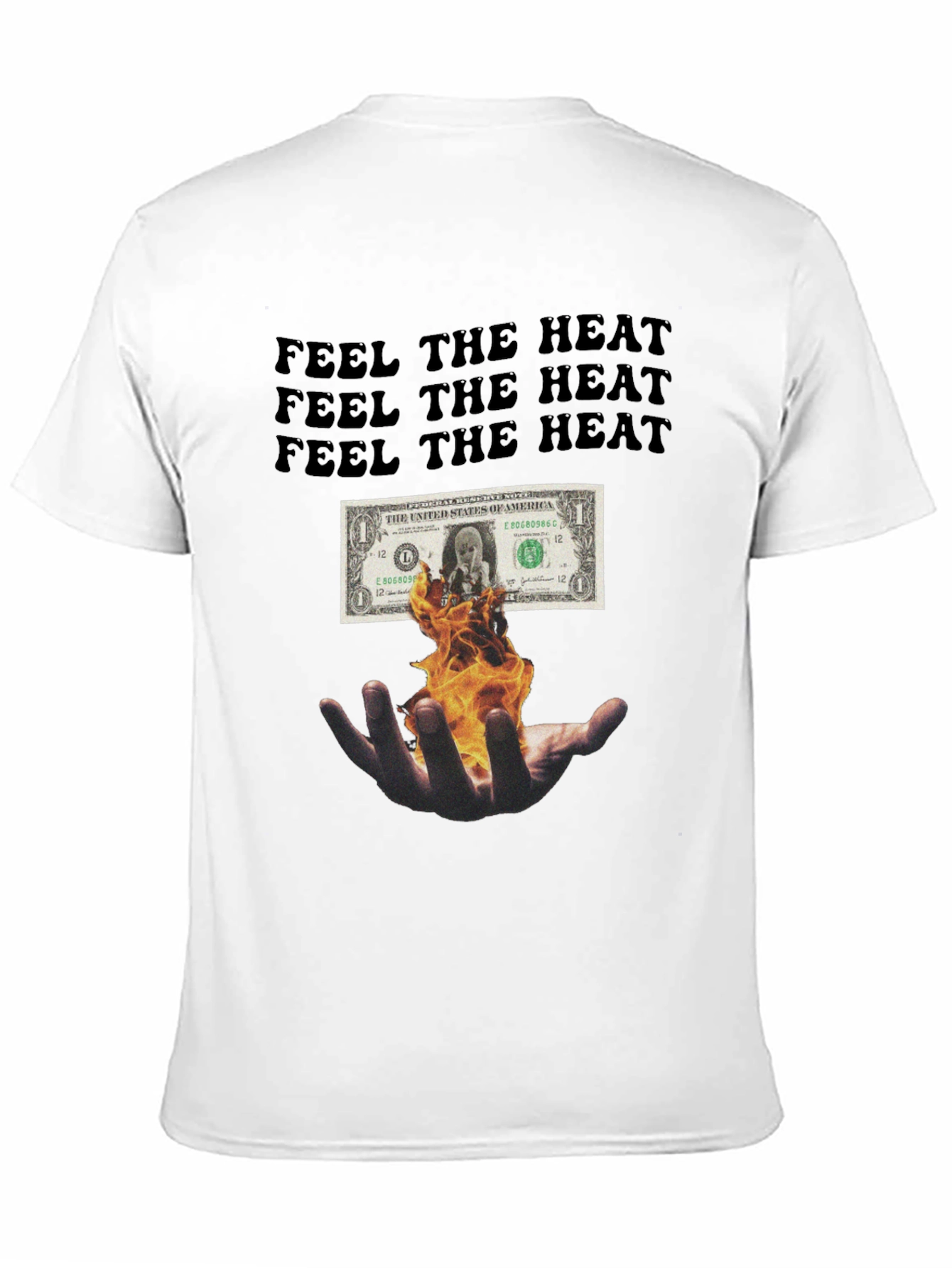 Feel the Heat Graphic Tee - Black