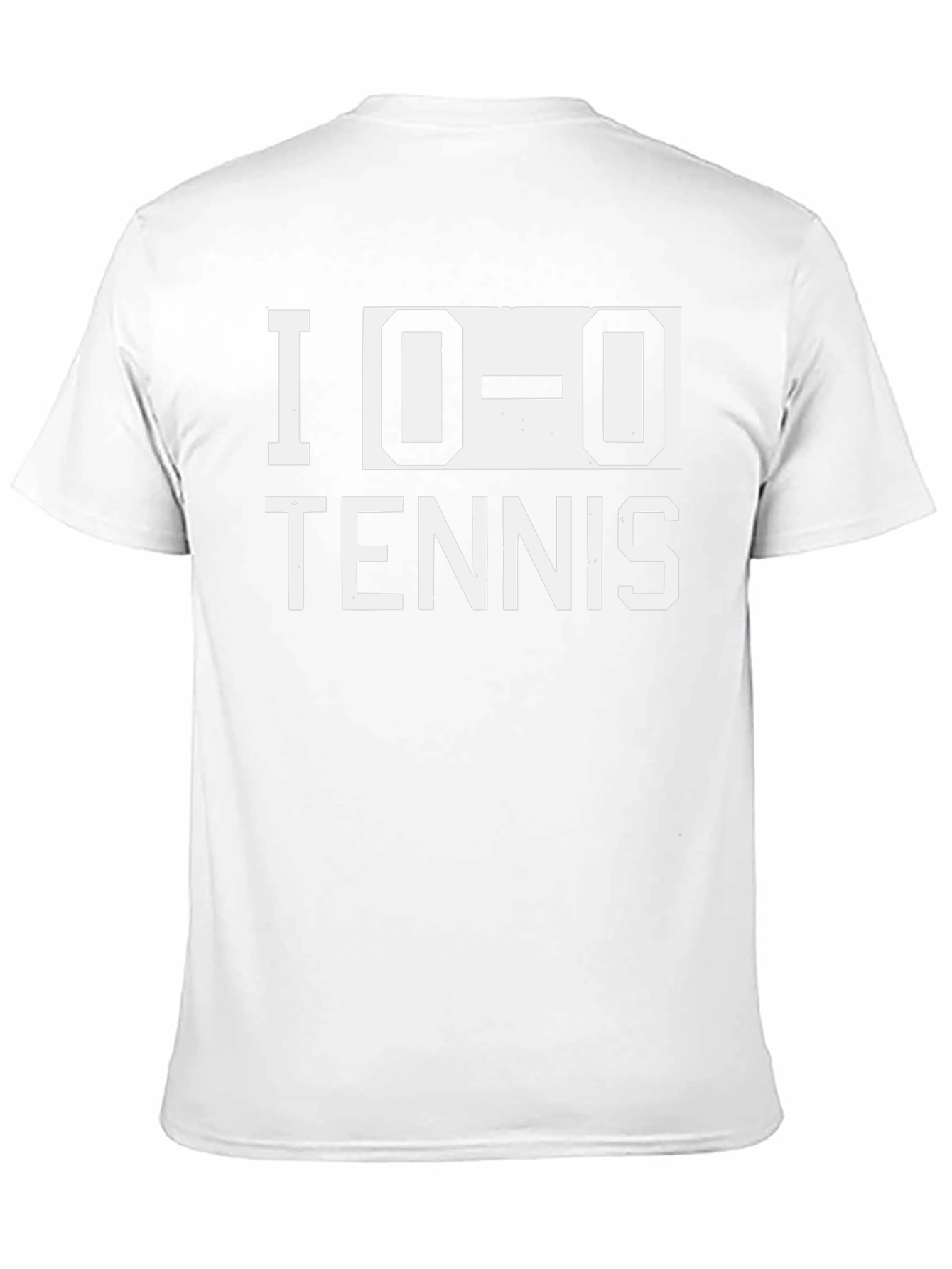 I Love Zero-Zero Tennis Black Graphic Tee