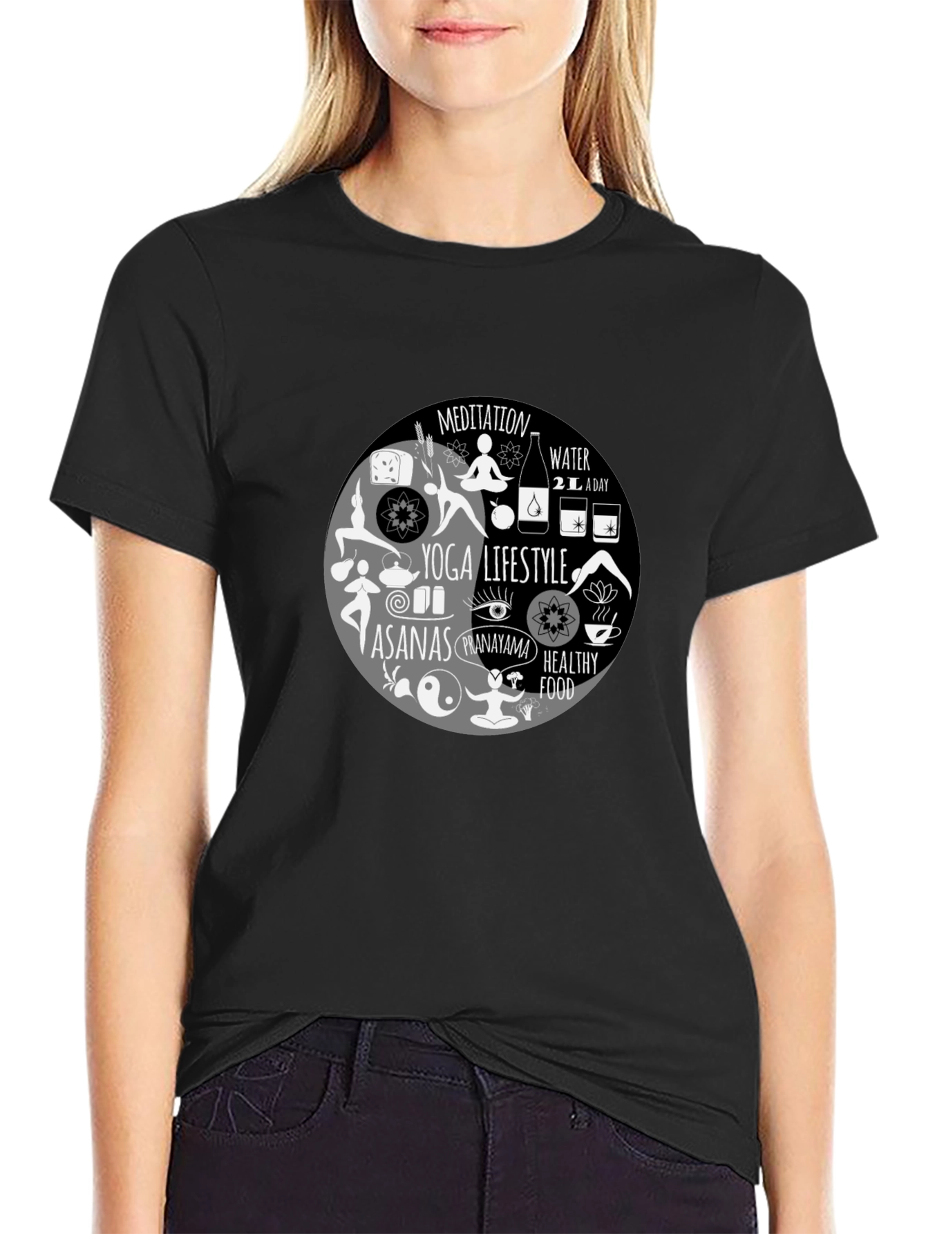 Yoga Lifestyle T-Shirt - Meditation Healthy Living