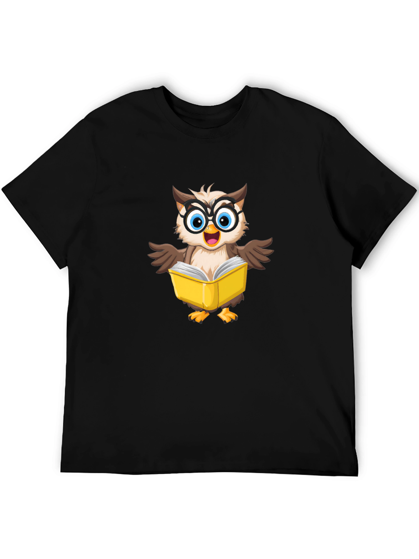 Owl Reading Book T-Shirt - Smart & Stylish Tee