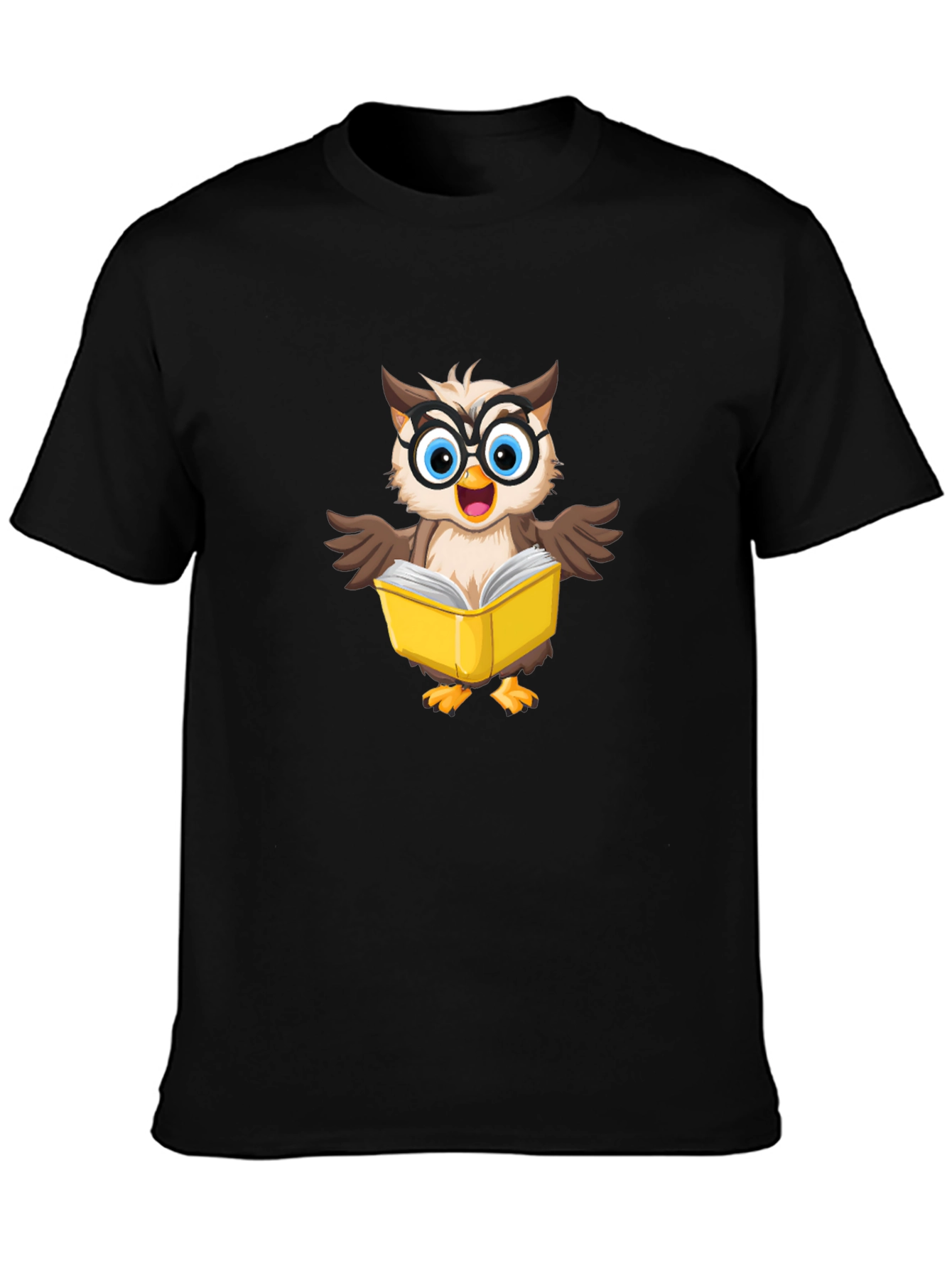 Owl Reading Book T-Shirt - Smart & Stylish Tee