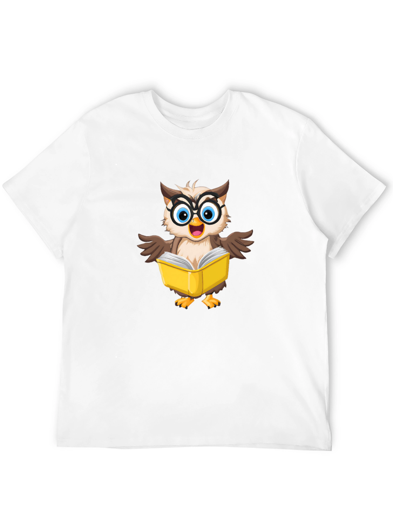 Owl Reading Book T-Shirt - Smart & Stylish Tee