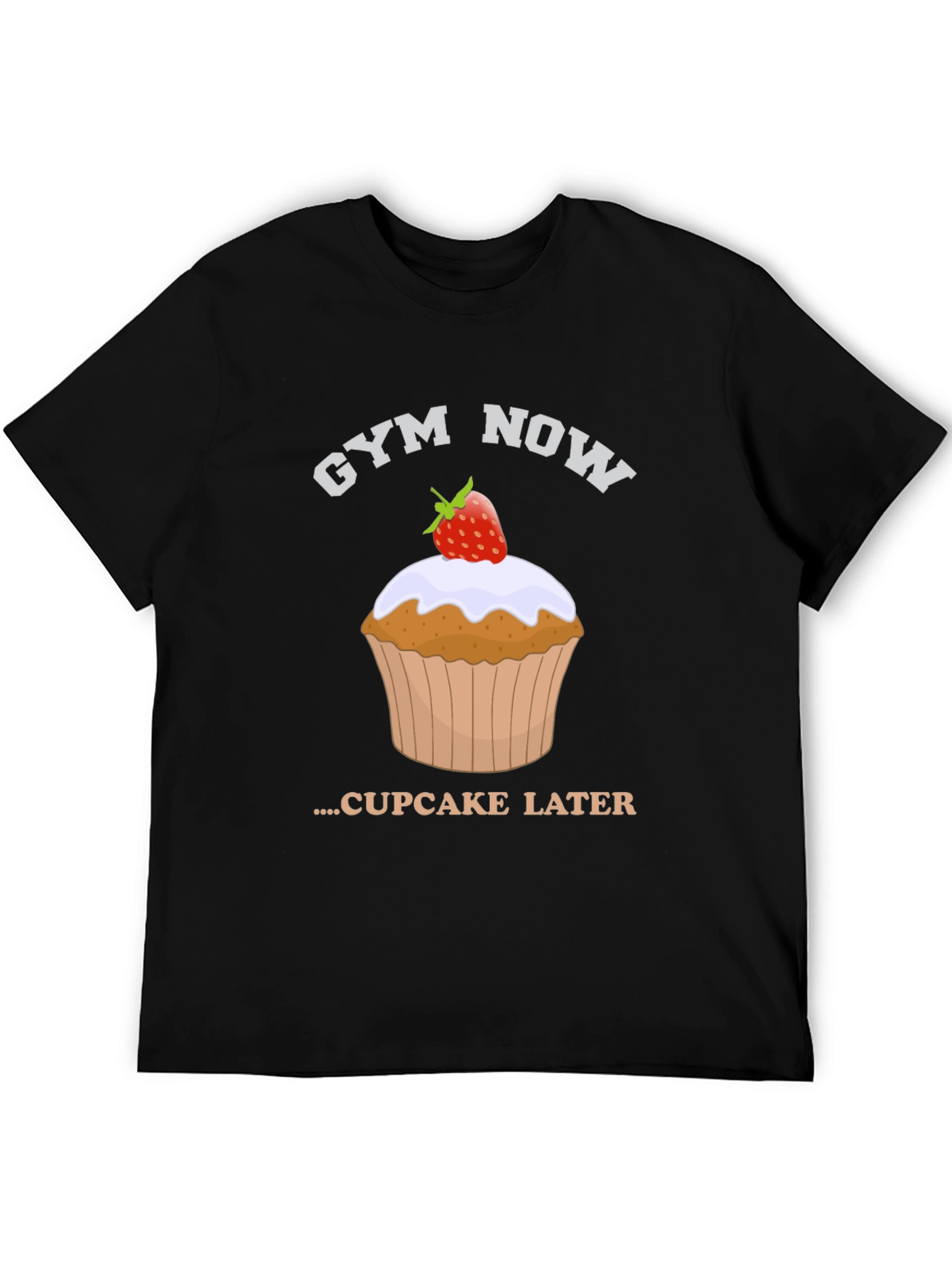 Gym Now Cupcake Later Graphic Tee