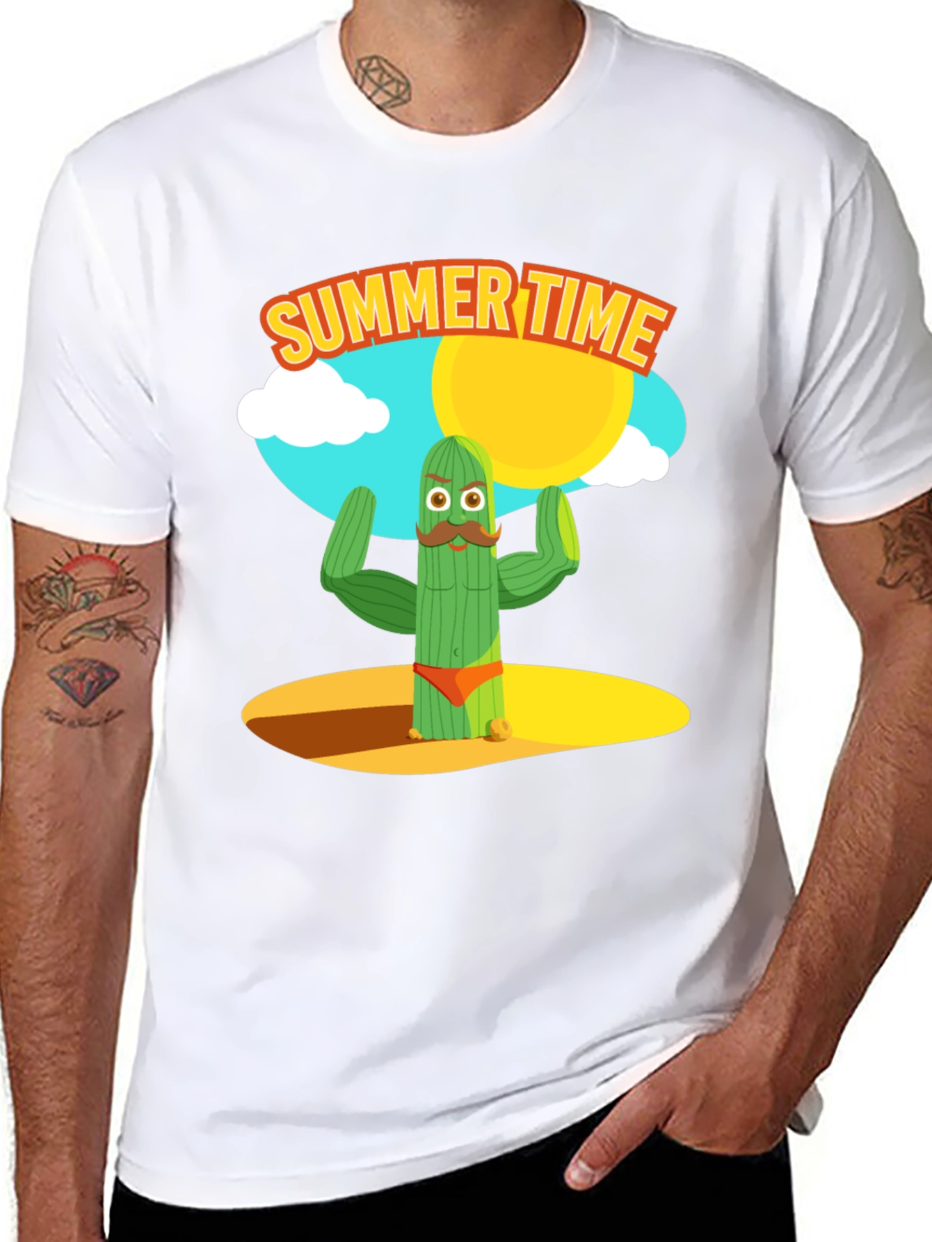 Summer Cactus Graphic Tee
