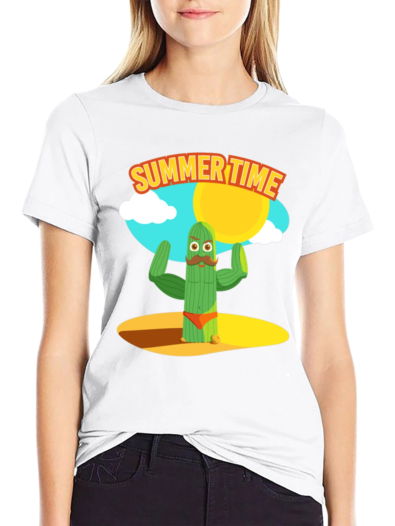 Summer Cactus Graphic Tee