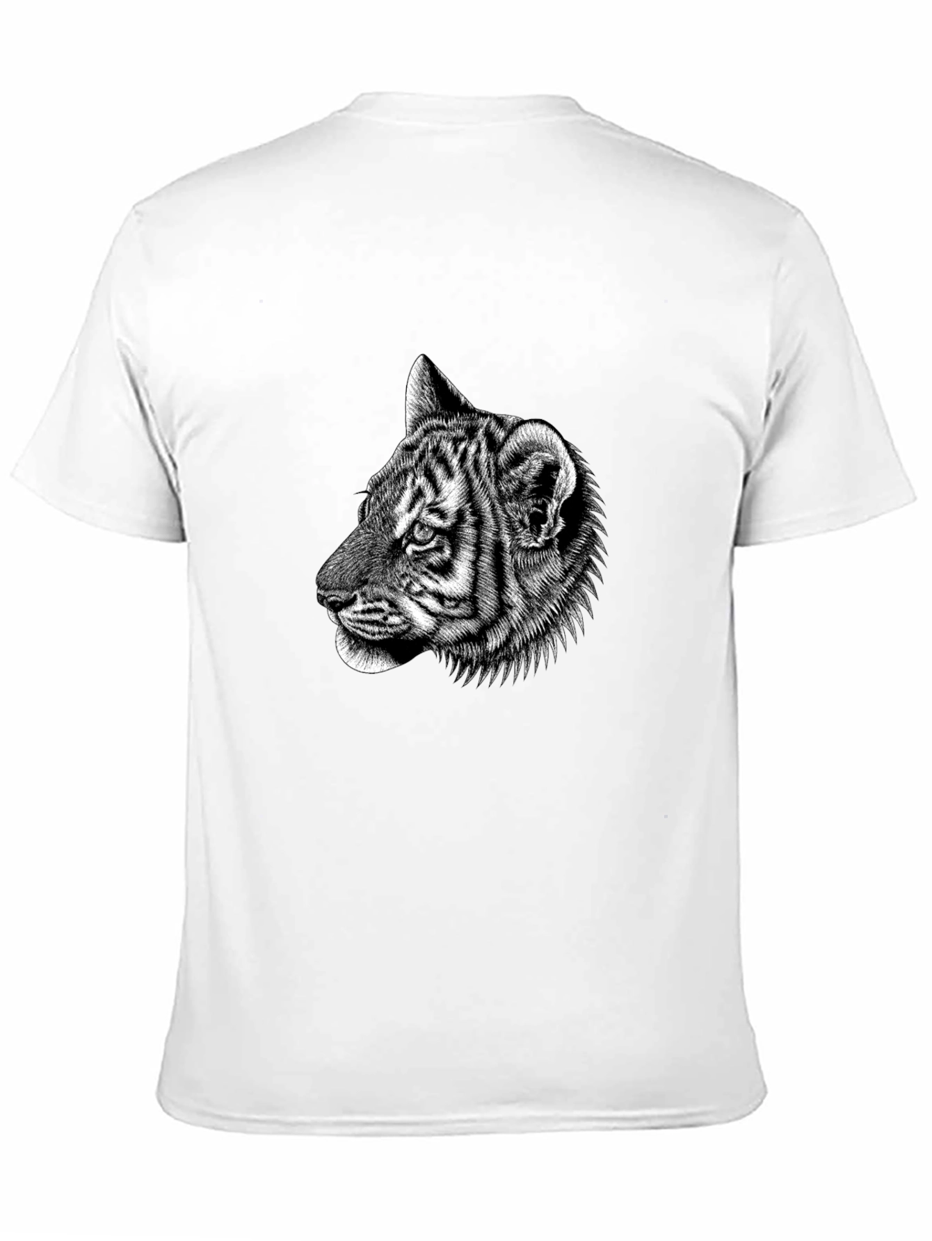 Tiger Graphic Black T-Shirt - Animal Lover Tee