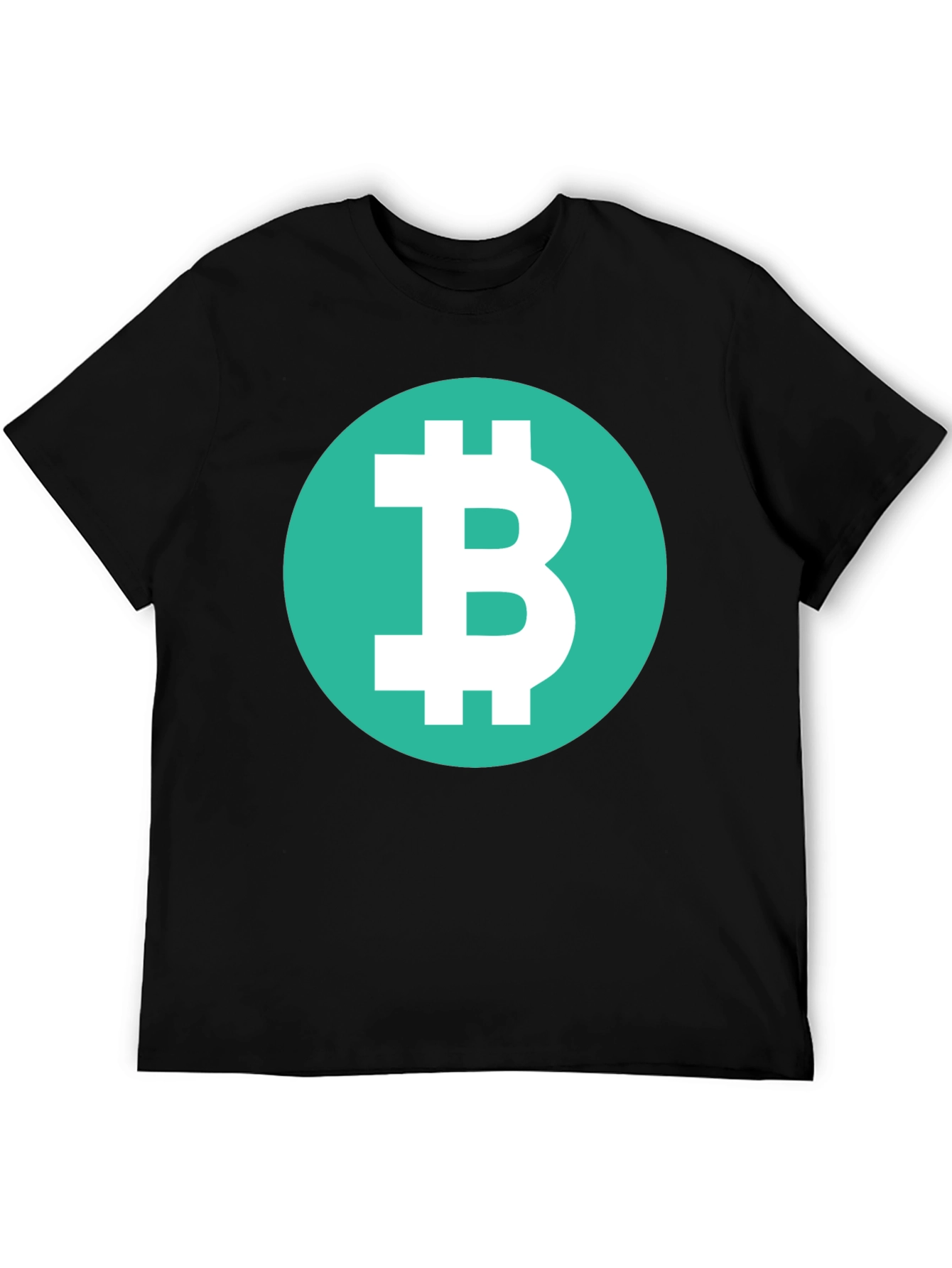 Bitcoin Symbol Graphic Tee - Black