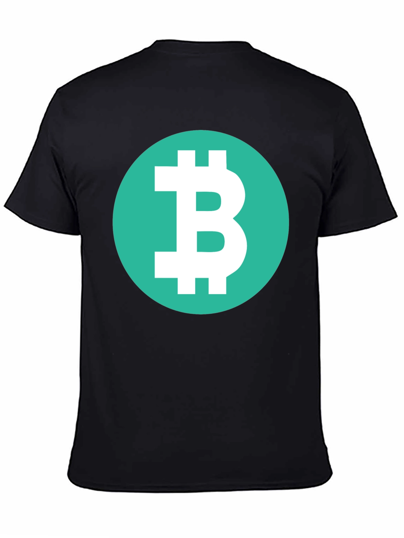 Bitcoin Symbol Graphic Tee - Black