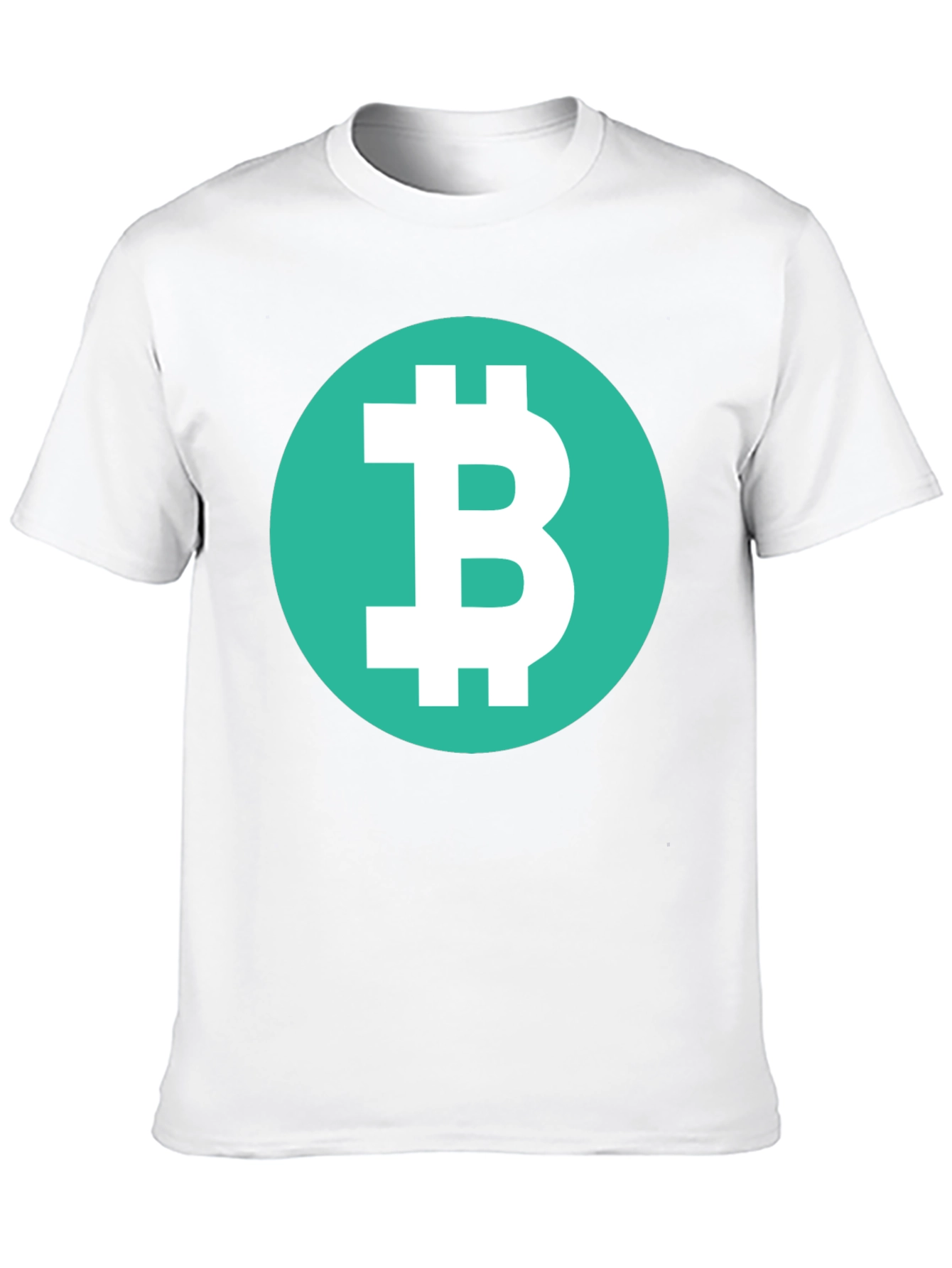 Bitcoin Symbol Graphic Tee - Black