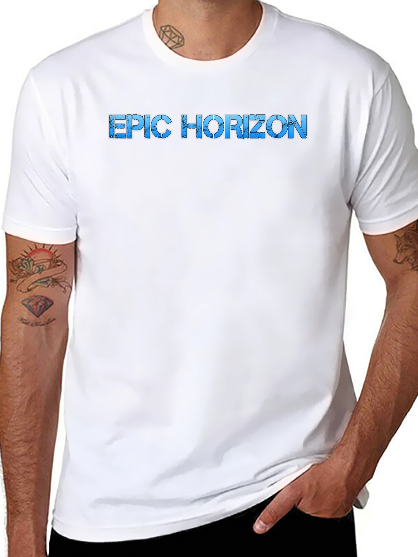 Epic Horizon Graphic T-Shirt - Mens Black Tee