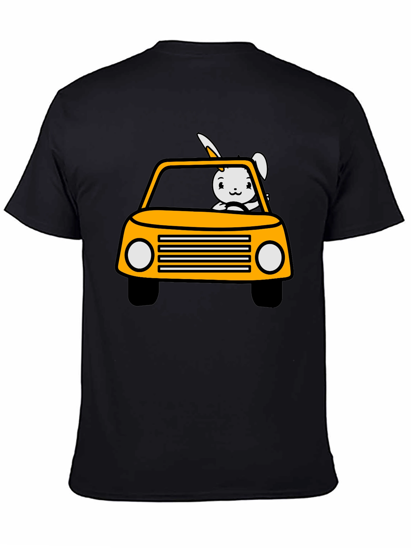 Bunny Car T-Shirt - Fun & Playful Design