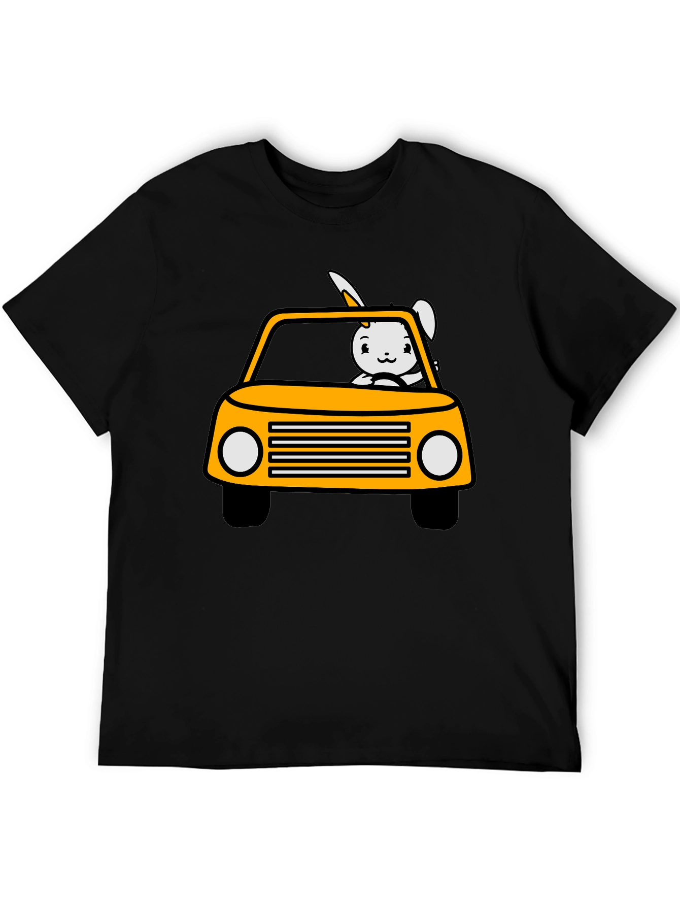 Bunny Car T-Shirt - Fun & Playful Design