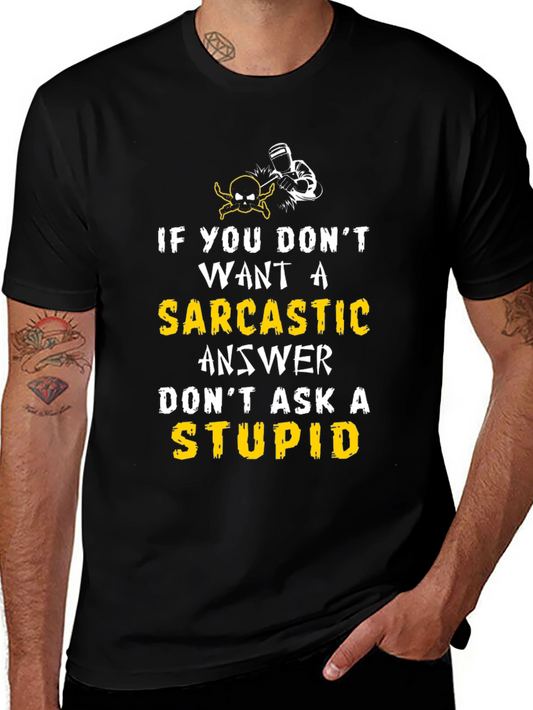 Sarcastic Answer Graphic Tee
