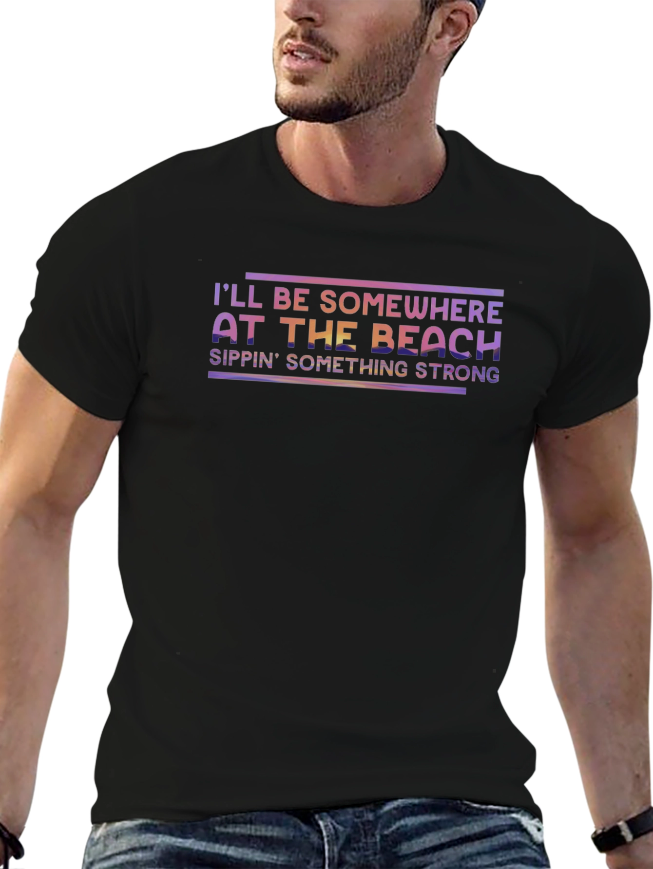 Beach Sippin T-Shirt - Strong Drink Vibes