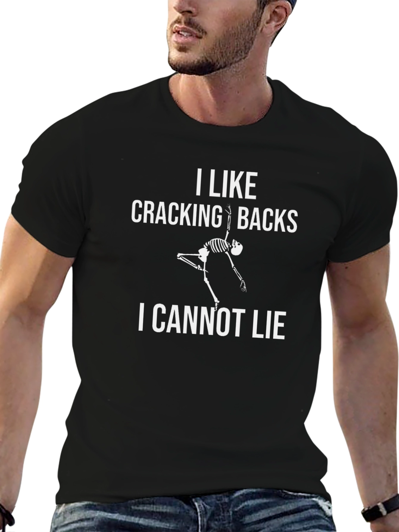 Cracking Backs Skeleton Graphic Tee
